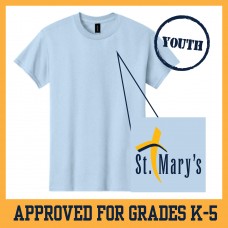 Gildan® - Heavy Cotton™ 100% Cotton T-Shirt - Youth (Light Blue)